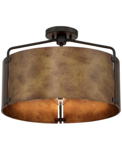 Потолочный светильник Possini Euro Design Julian Wide Rustic Bronze 3-Light