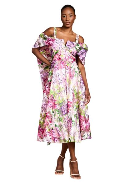 Coast Women's Organza Bardot Midi Dress