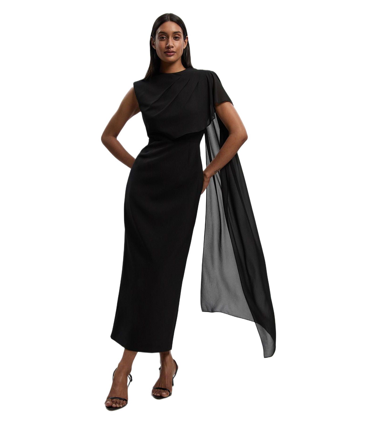 Женское вечернее платье Karen Millen Tailored Cape Drape Maxi