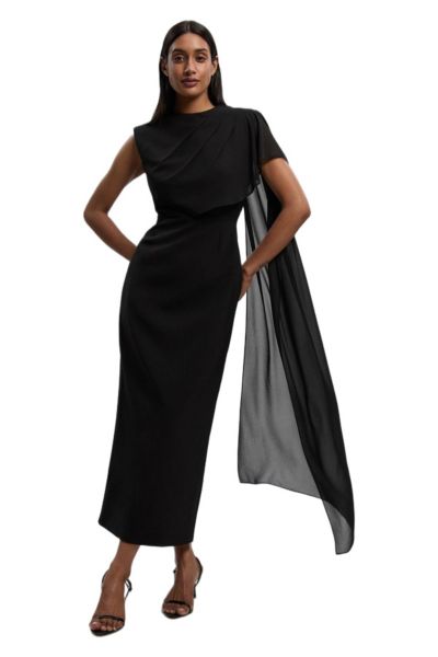 Женское вечернее платье Karen Millen Tailored Cape Drape Maxi