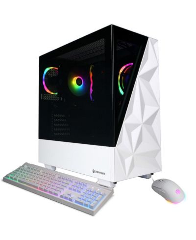 CyberPowerPC игровой настольный компьютер, AMD Ryzen 7 9700X, 16GB RAM, 1TB SSD, NVIDIA GeForce RTX 5060 Ti 8GB, Windows 11 Home