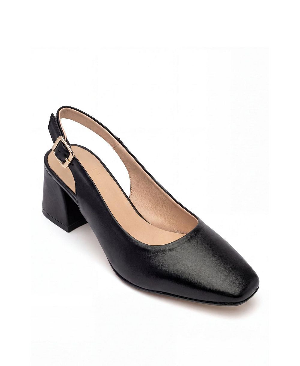 Menina Step Women's Pia Leather Slingback Pump