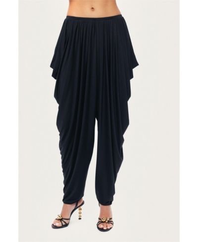 NOCTURNE Women's Draped Relaxed Fit Pants