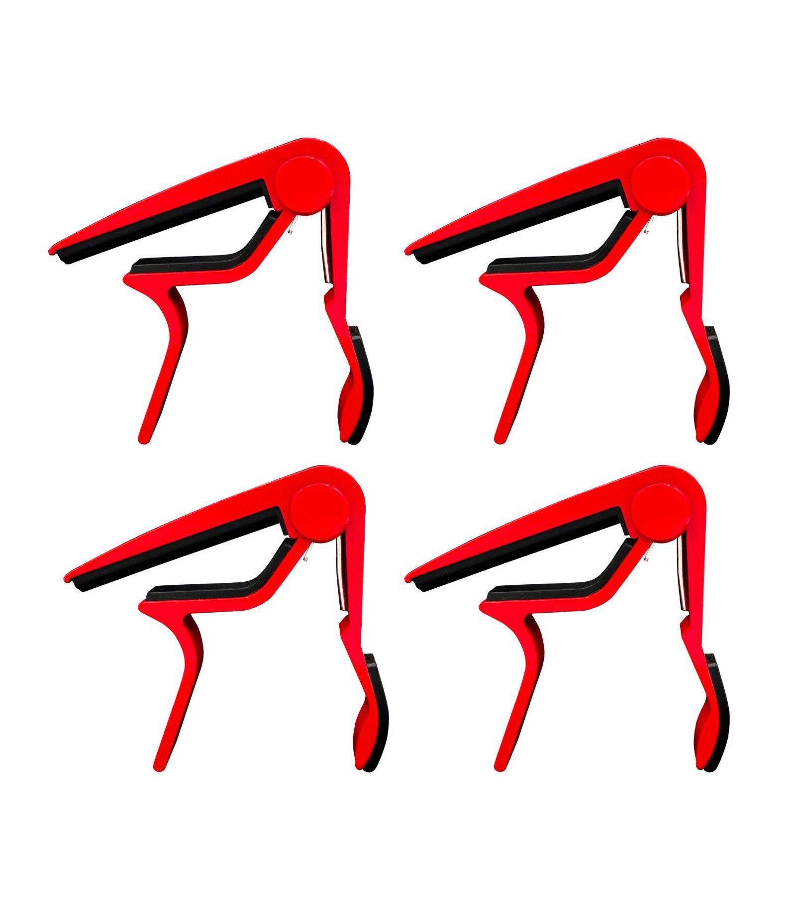 5 Core Quick-Release Multi-Instrument Capos, 4-Piece Set