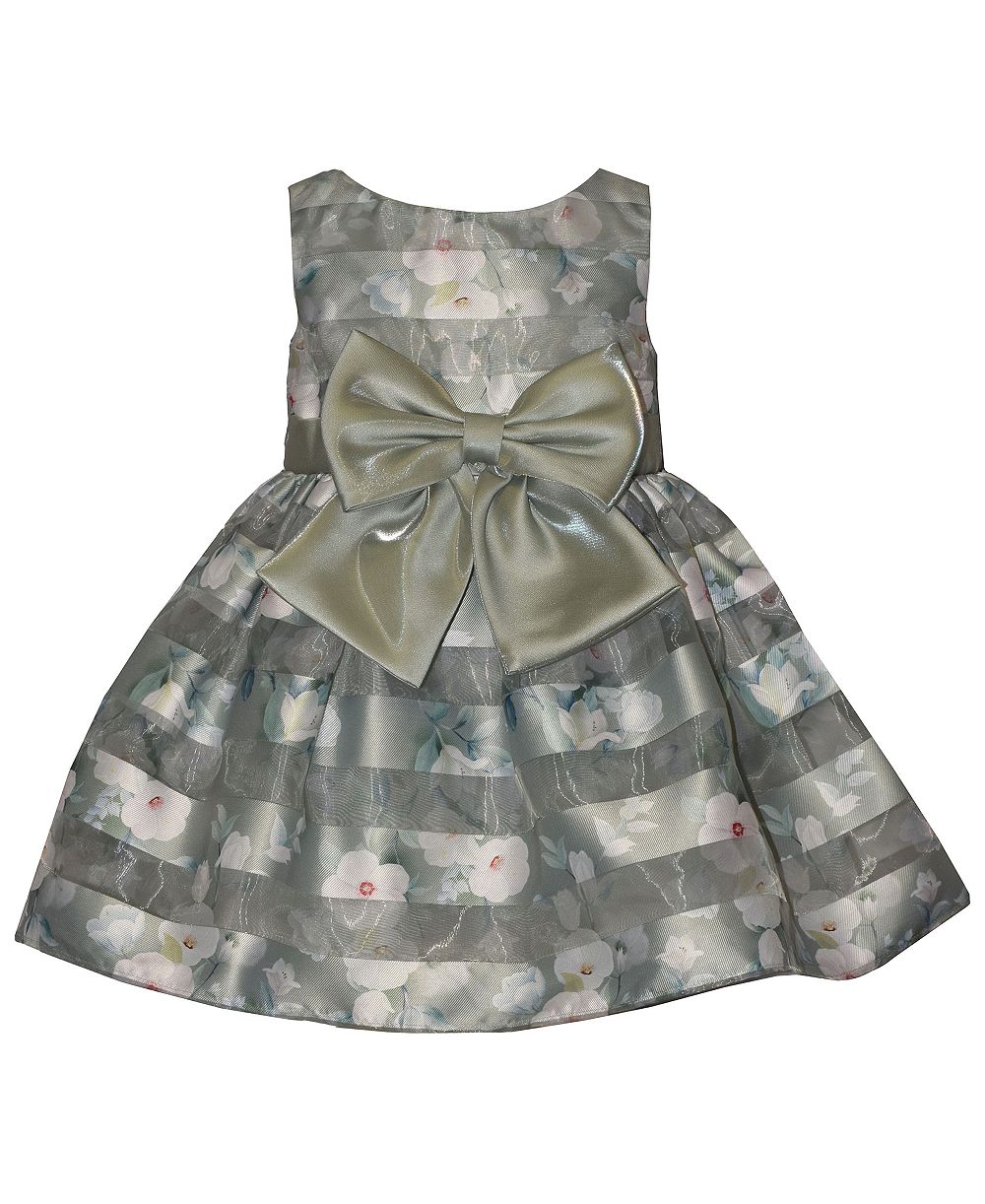 Платье Bonnie Baby Girls' Shadow Stripe Party без рукавов