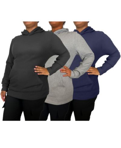 Женские термо-худи Blue Ice Loose Fit Waffle Knit, набор из 3 шт.