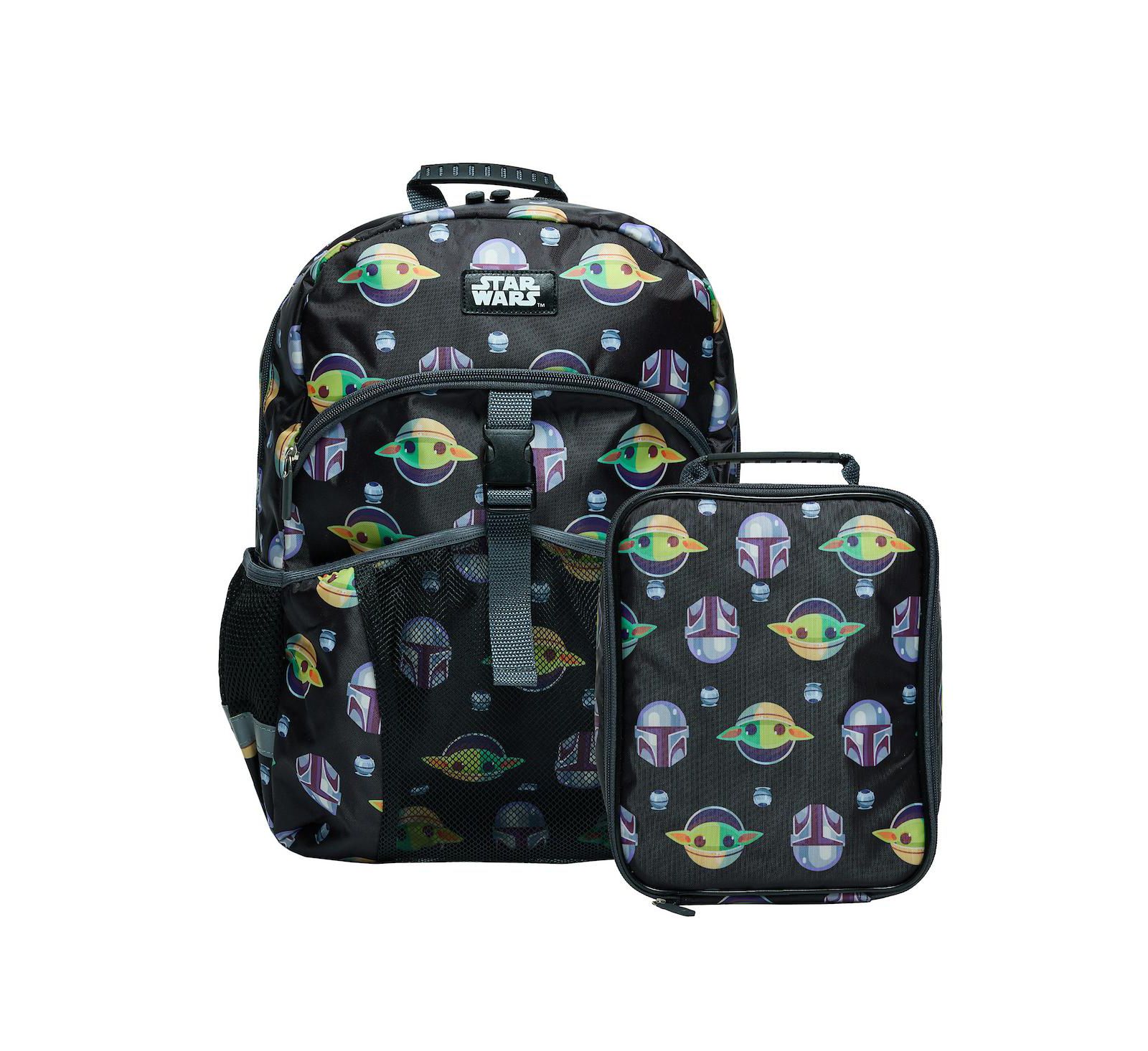 Star Wars: The Mandalorian and Grogu 2-Piece 16" Kids Backpack and Lunch Box Set For School And Travel