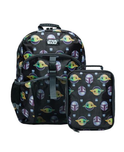 Детский рюкзак и ланчбокс Star Wars: The Mandalorian and Grogu, 2-Piece Set