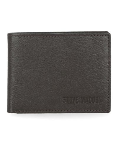 Мужской кошелек Steve Madden Saffiano Passcase