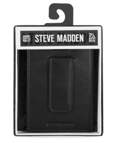 Steve Madden Мужской кошелек Steve Madden Men's Antique-Like Magnet Front Pocket Wallet
