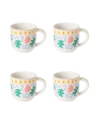 Costa Nova Summer Bliss Mugs, Set of 4