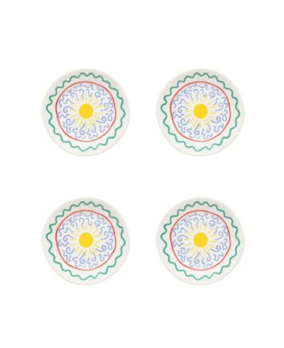 Costa Nova Summer Bliss Appetizer Plates, Set of 4