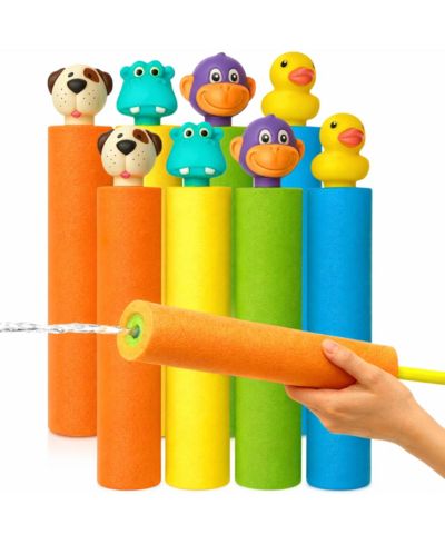Gnuadz Water Blaster Summer Games 8-Piece Set, Ages 5-7