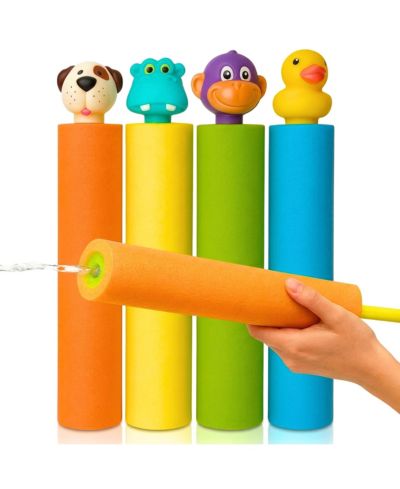 Gnuadz Dinosaurs Water Blasters, 4-Pack, Ages 5-7