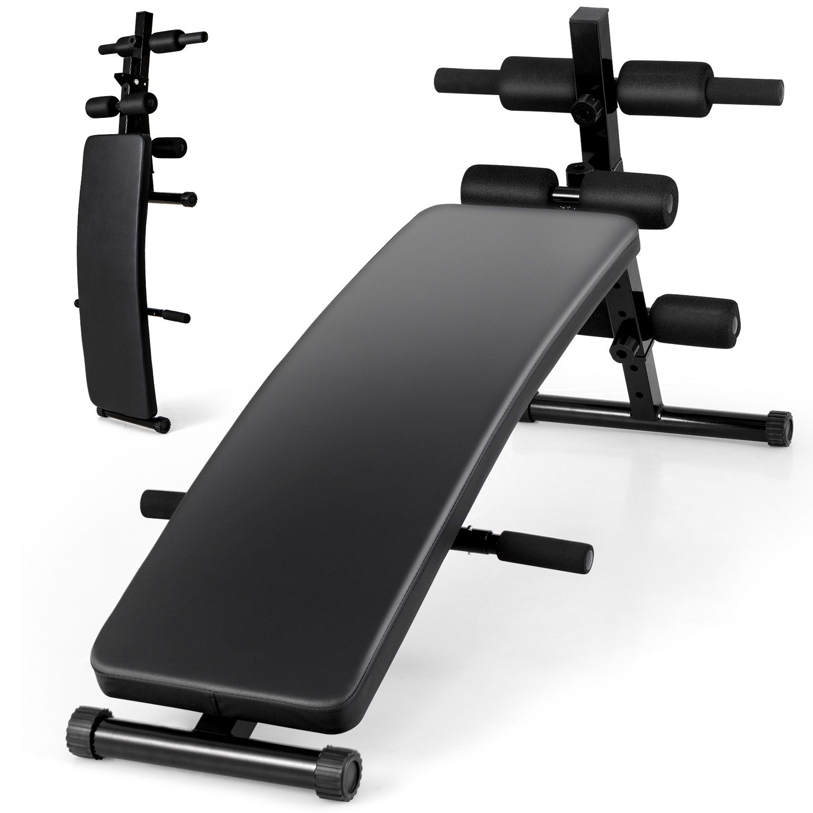 Home Gym Sit Up Bench Adjustable Decline Exercise Bench