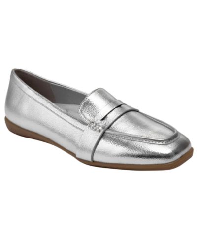 Silver Faux Leather