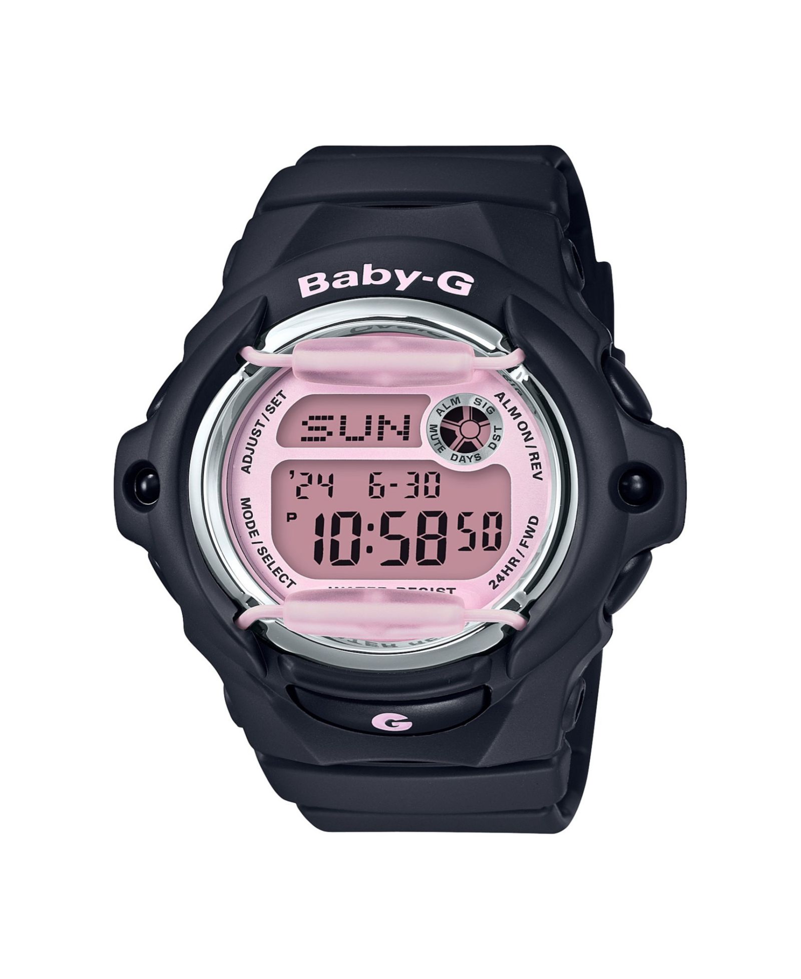 G-Shock Унисекс часы на японском кварцевом механизме, черный полимер, 42.6mm