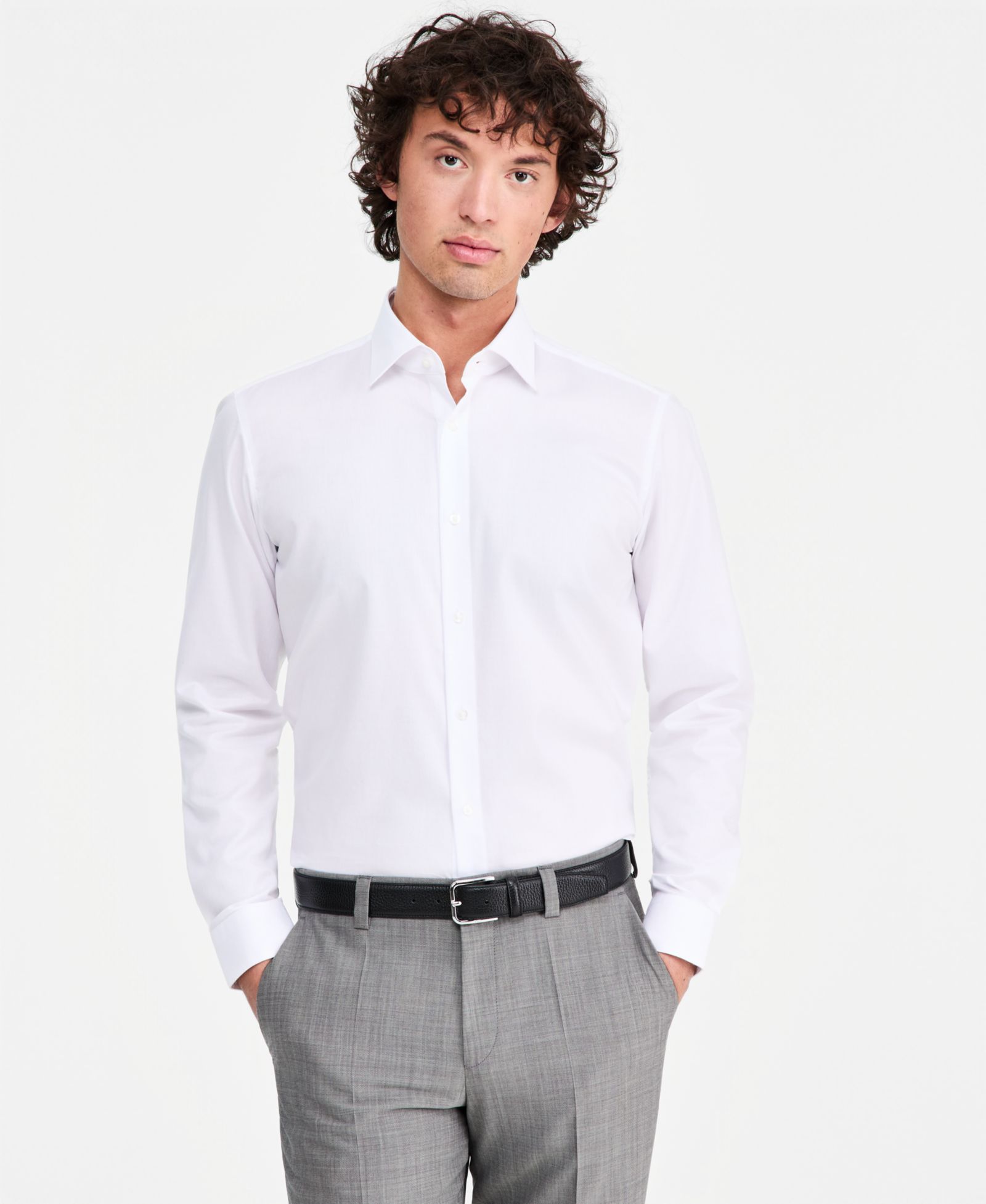 HUGO by Hugo Boss Men's Valerio Long Sleeve Button-Front Geo Print Shirt