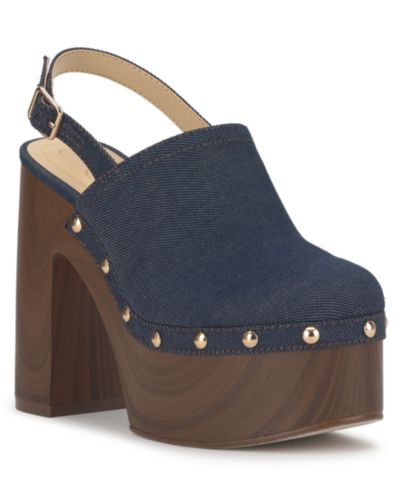 Женские сандалии Jessica Simpson Women's Cazea Platform Block Heel Cozy Clogs