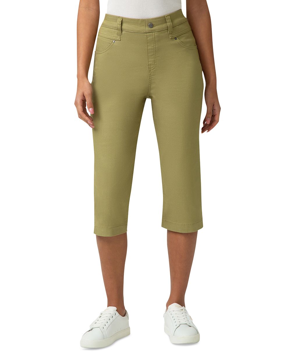 Брюки Hue Women's Crosshatch Denim Pedal Pusher