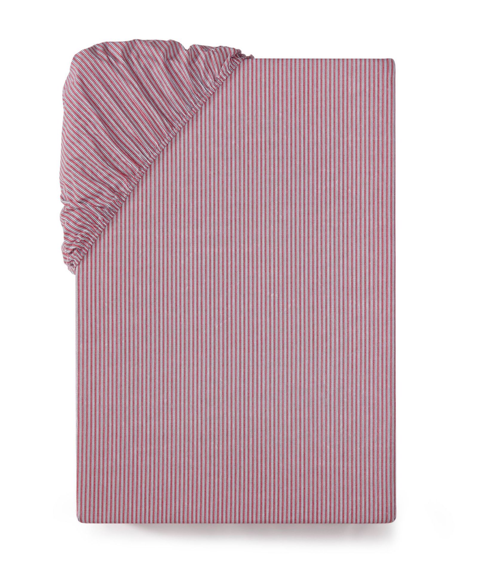 Tommy Hilfiger Essentials 300-Thread Count Solid Cotton Percale Fitted Sheet, Twin XL