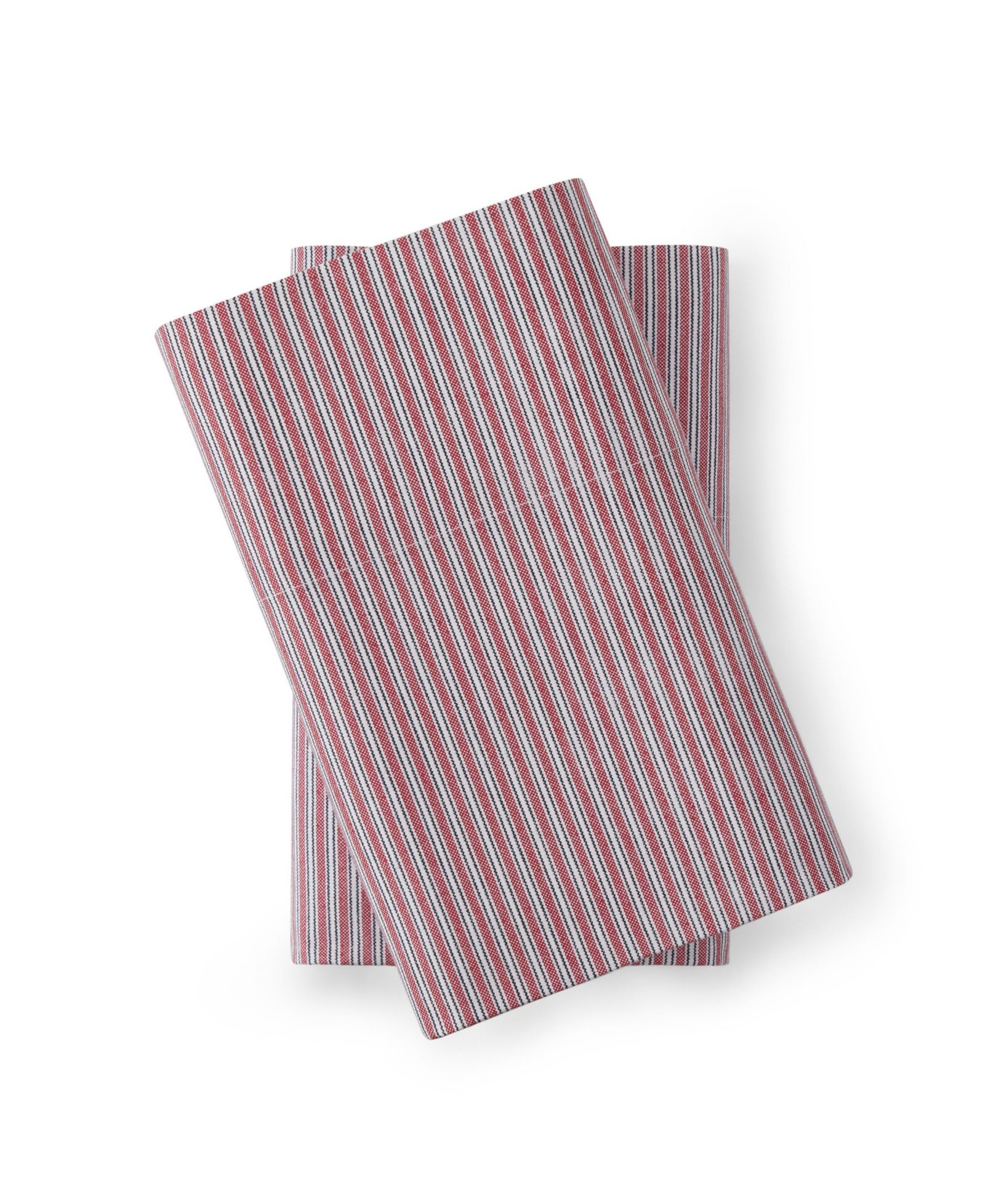 Tommy Hilfiger Essentials Solid Cotton Percale 2-Piece Pillowcase Set, Standard