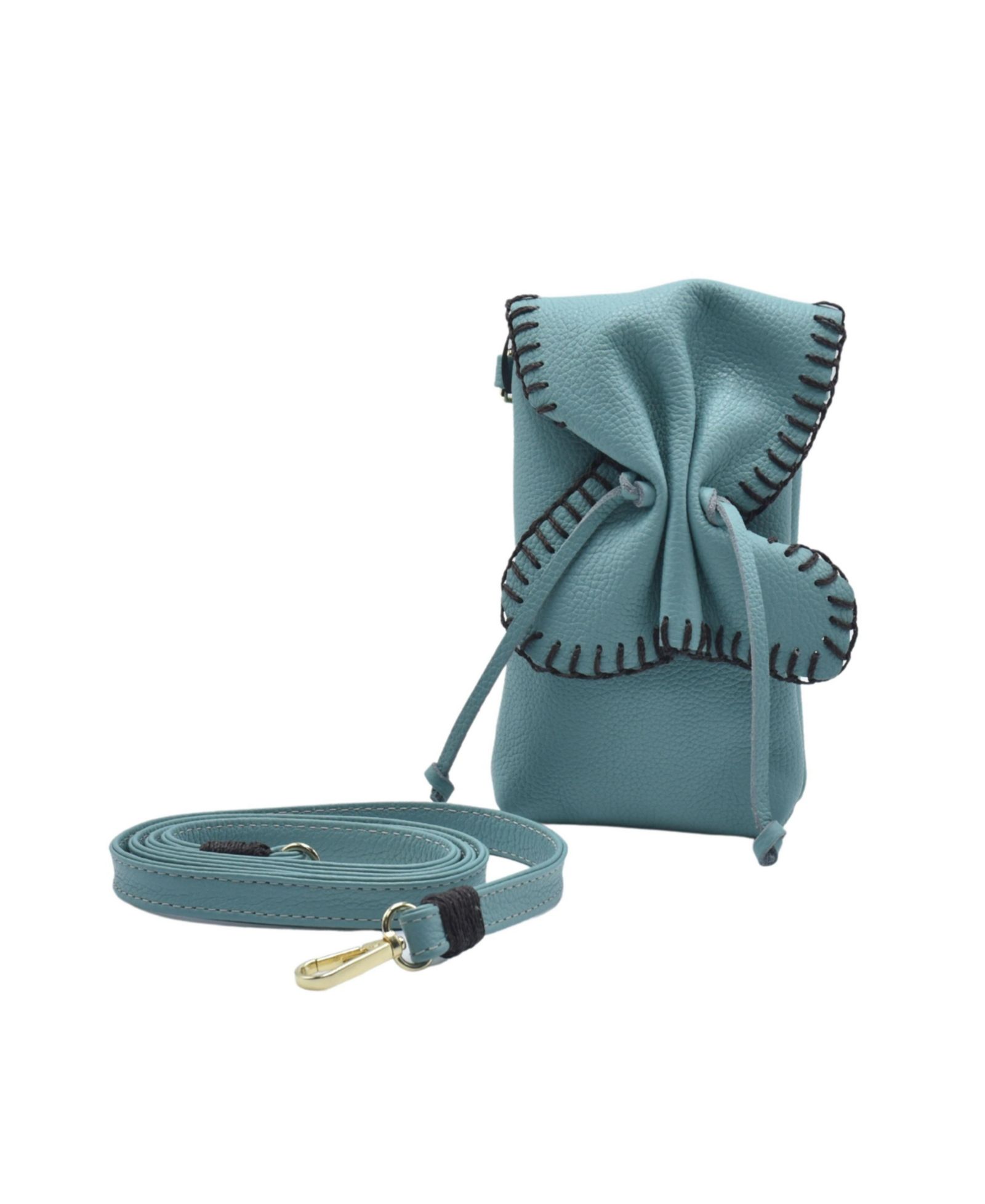 CARLOS FALCHI Cell Phone Butterfly Leather Bag