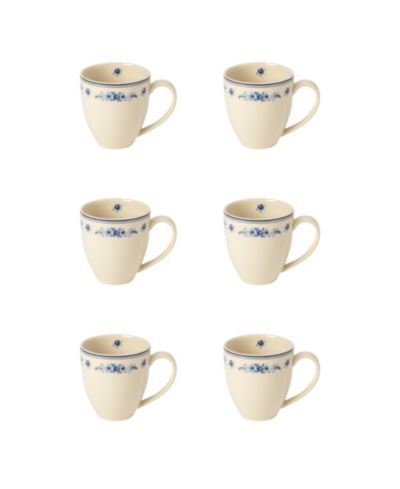Costa Nova Villa Floral Pattern Mugs, Set of 6