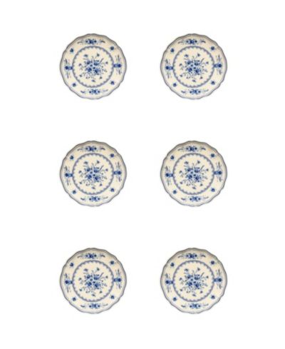 Costa Nova Vila Floral Pattern Appetizer Plates, Set of 6