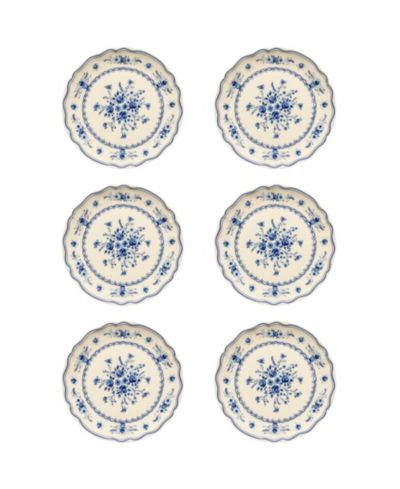Costa Nova Vila Floral Pattern Salad Plates, Set of 6