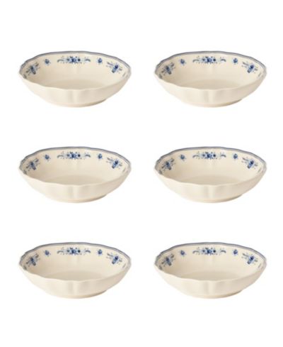 Costa Nova Vila Floral Pattern Pasta Bowls, Set of 6