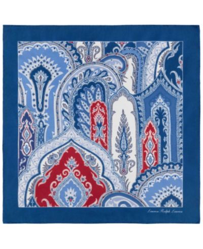 Шарф Lauren Ralph Lauren, Paisley, маленький квадратный