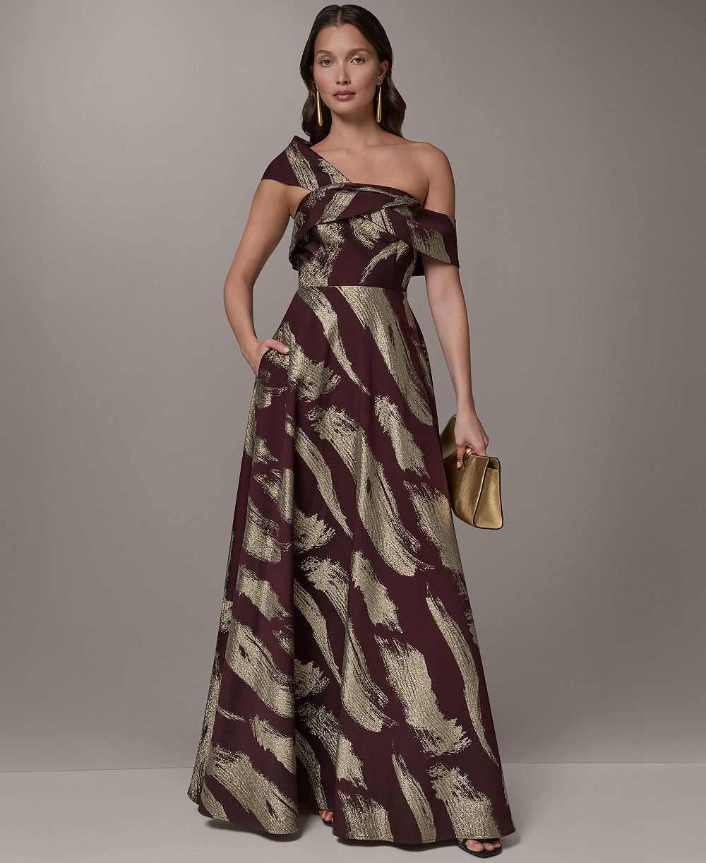 Платье Petite Donna Karan New York One-Shoulder Ball Gown
