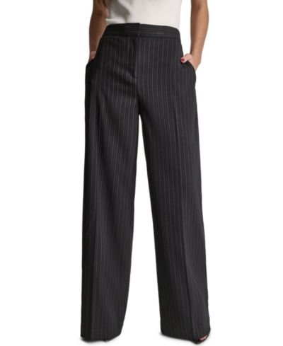 Женские брюки BCBG Pinstripe Full-Length High-Rise