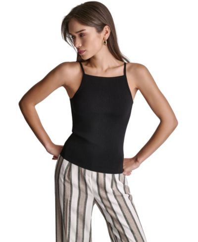 BCBG Женский трикотажный топ с квадратным вырезом