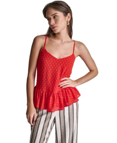 BCBG Women's Sleeveless V-Neck Top