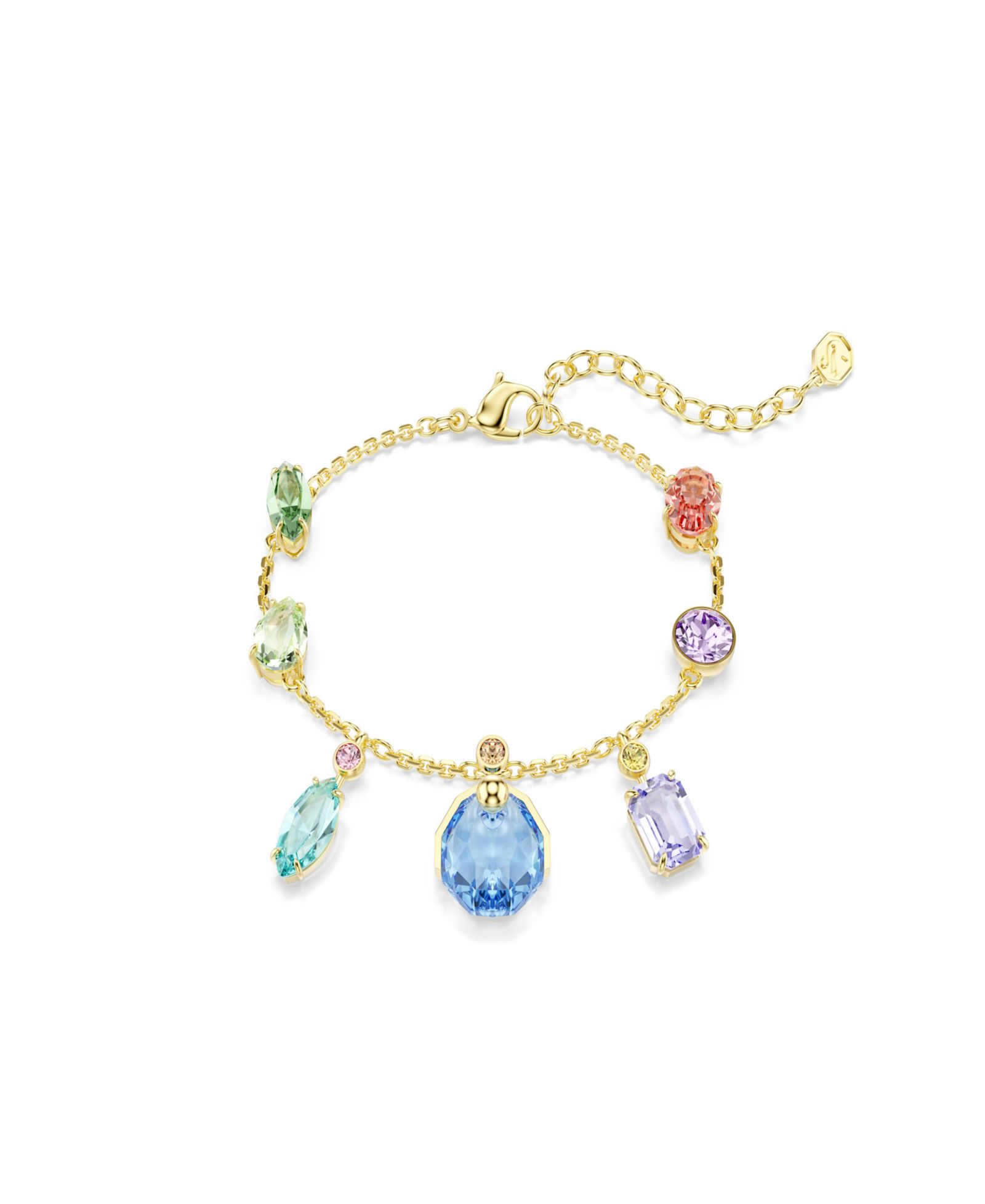 Swarovski Gold-Tone Plated Gema Bracelet