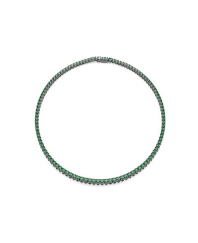Swarovski ожерелье Matrix Tennis Ruthenium-Plated
