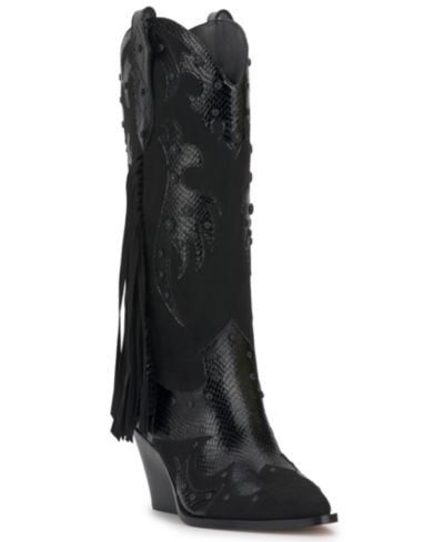 Женские сапоги Jessica Simpson Piarin Tall Fringe Western Cowboy