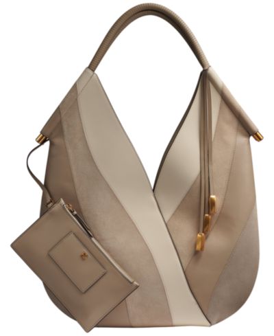 Donna Karan New York большая сумка на плечо Baldwin Curve Pieced
