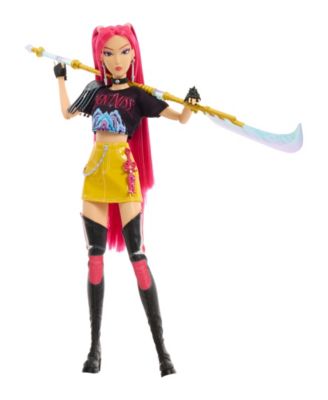 Модная кукла Kpop Demon Hunters HUNTRX Mira 12,75 дюйма с 11 подвижными суставами и изогнутым мечом-луной, для детей от 4 лет