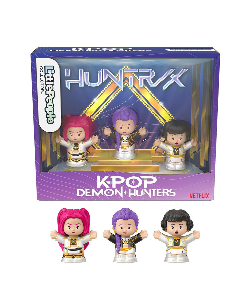 Little People KPop Demon Hunters: HUNTR/X специальное издание, набор из 3 фигурок