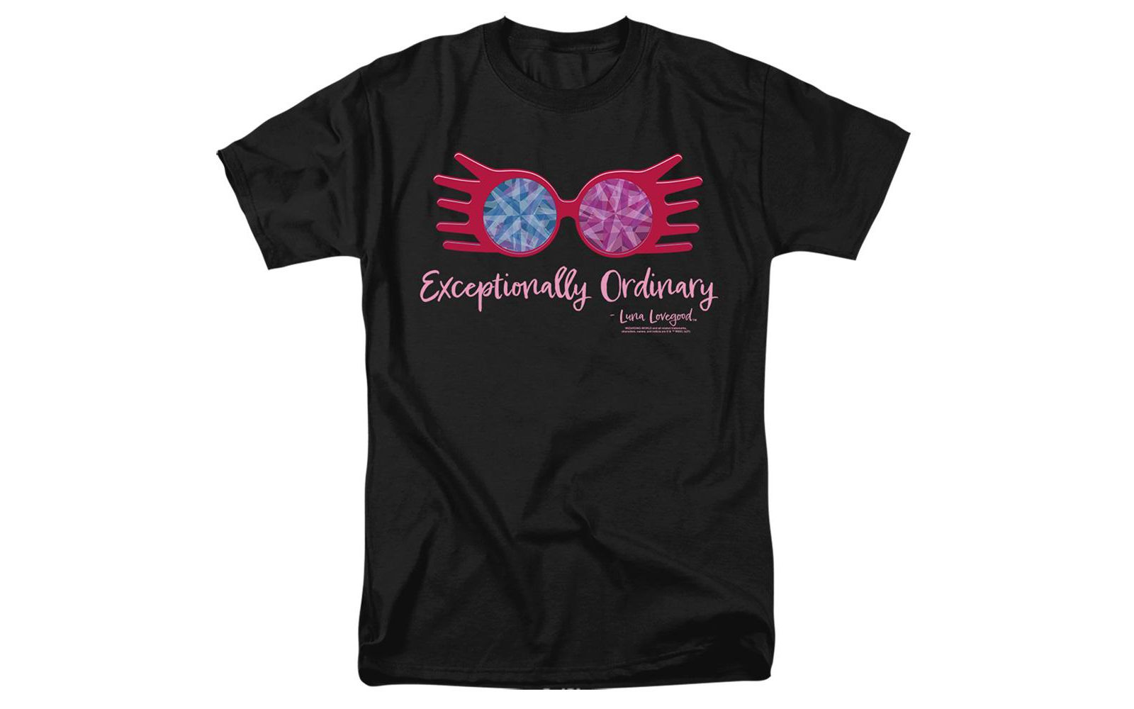 Harry Potter Men's Luna Lovegood Exceptionally Ordinary Glasses T Shirt