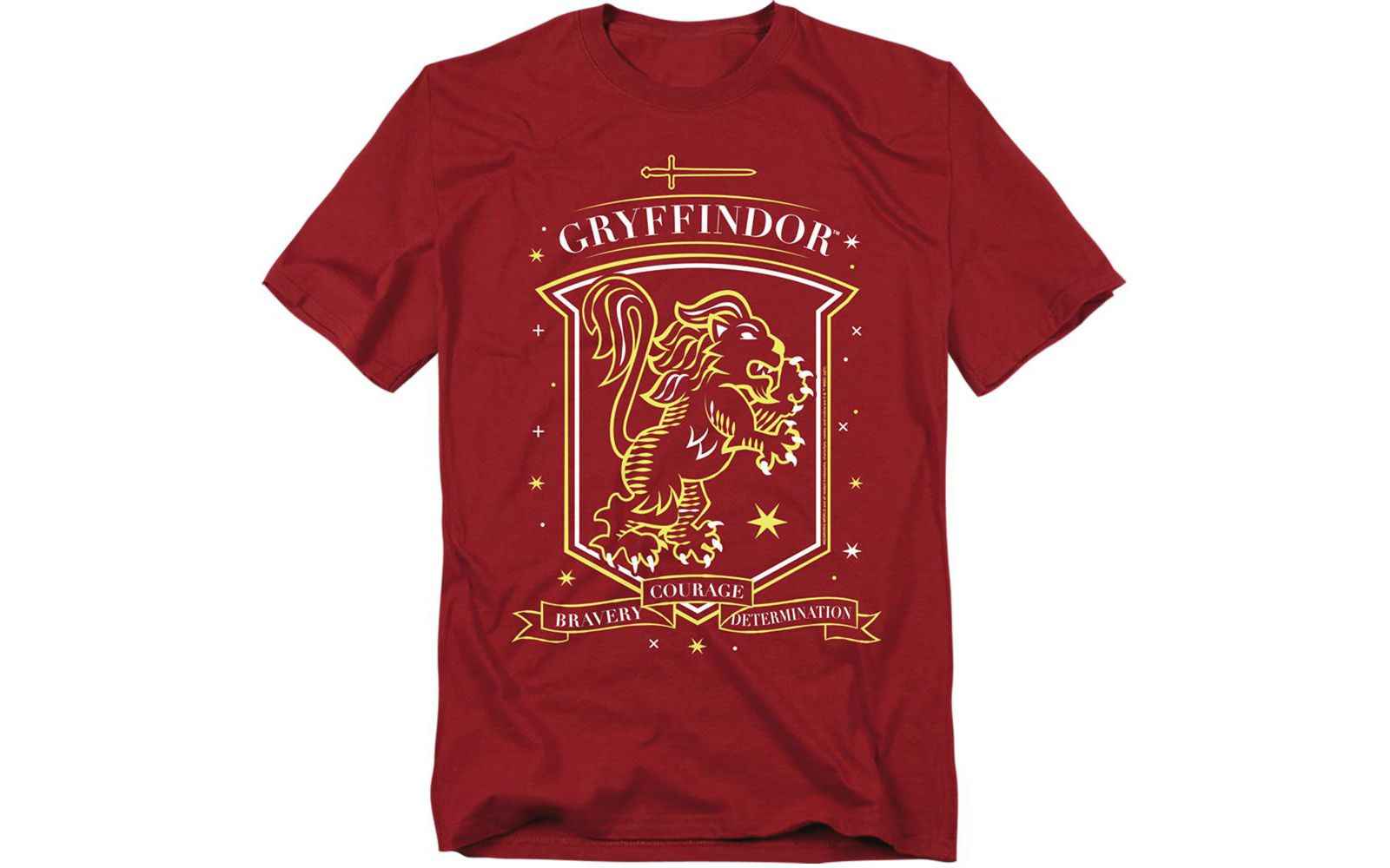 Мужская футболка Harry Potter Hand-Drawn Gryffindor Shield Graphic