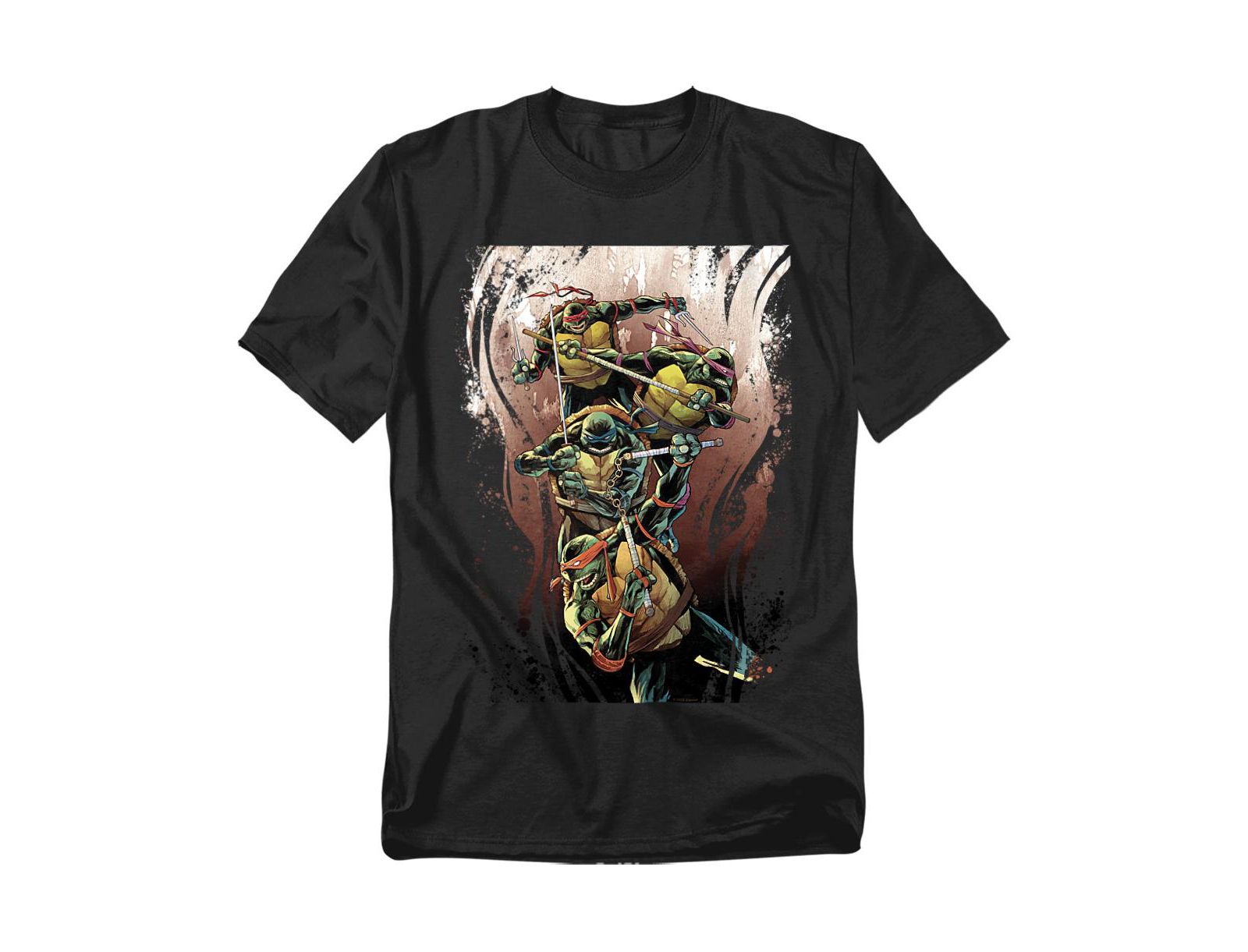 Logovision Мужская футболка TMNT Earthy Rainbow Warriors