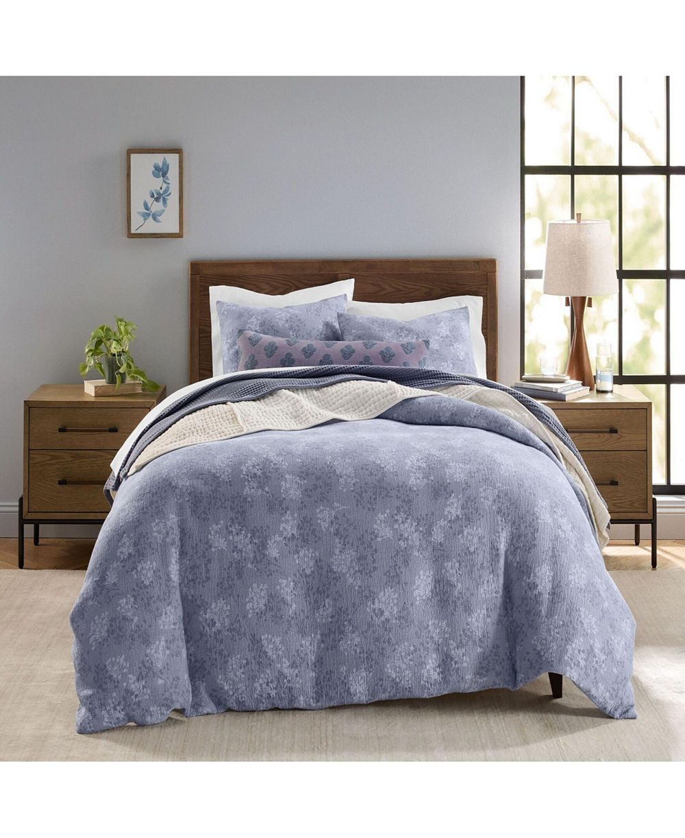 Oake Floral Overlay 3-Piece Comforter Set, King, Macy's Exclusive