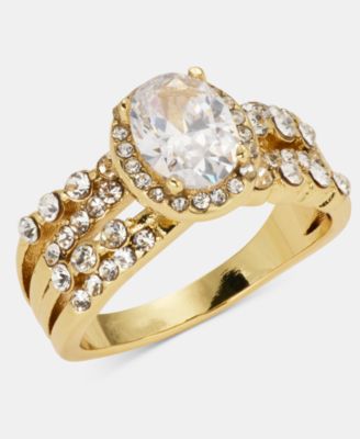 Charter Club Cubic Zirconia and Crystal Pave Ring, Macy's Exclusive
