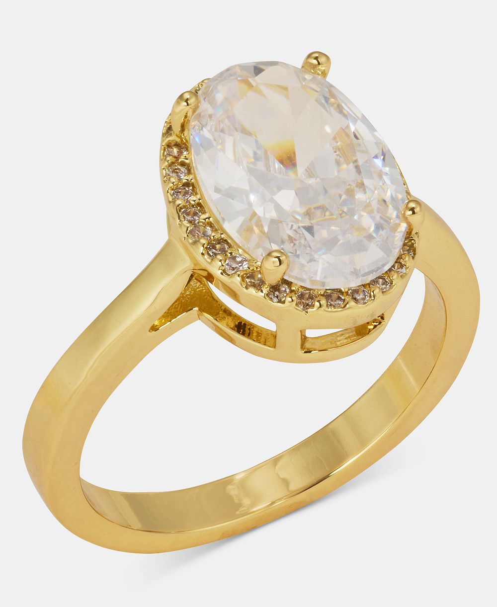 Charter Club Cubic Zirconia Oval Ring, Macy's Exclusive