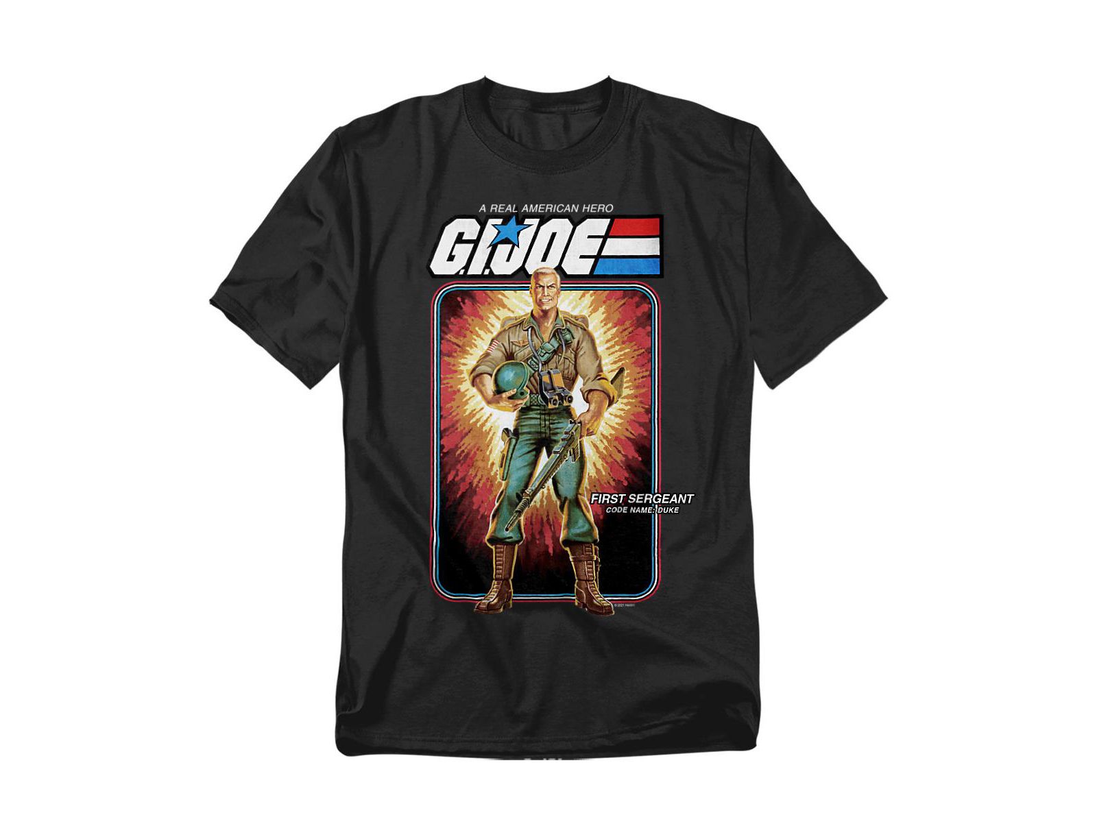 Logovision Men's G.I. Joe Duke Card T-Shirt