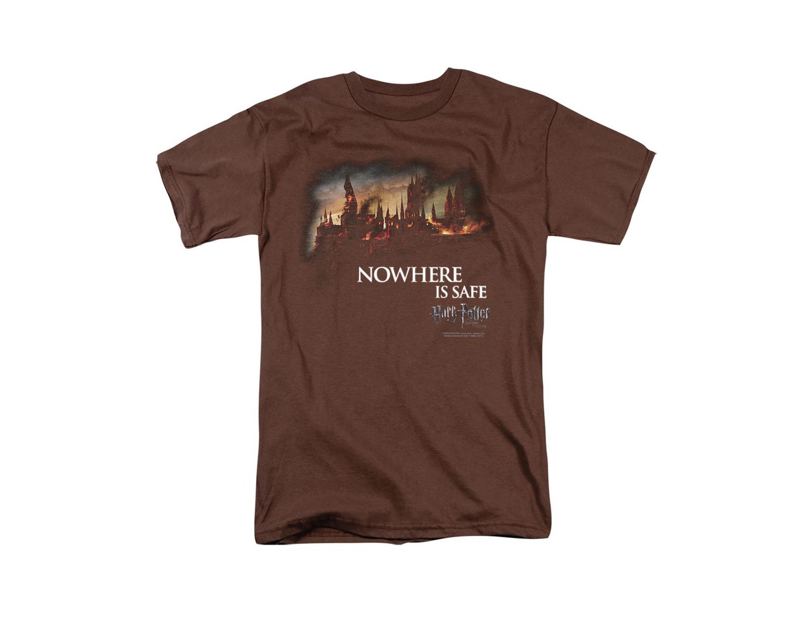 Harry Potter Big & Tall Burning Hogwarts T Shirt